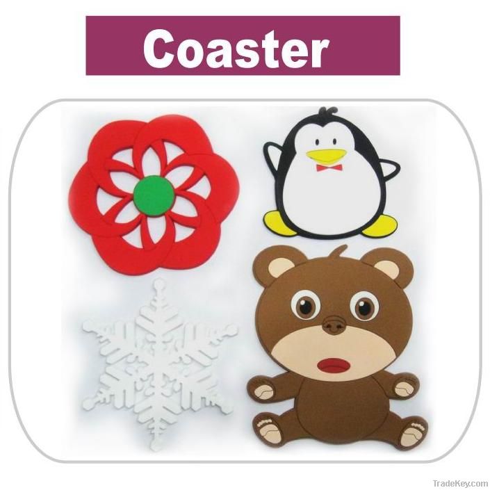 Irregular Shape Cute Eco-friendly 2D coaster