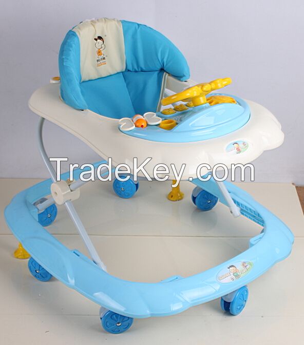  baby walker with brakes, music tray 