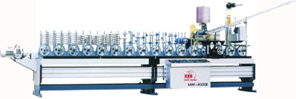 MBF-R300D Hot Melt Wooden Veneer Wrapping Machine