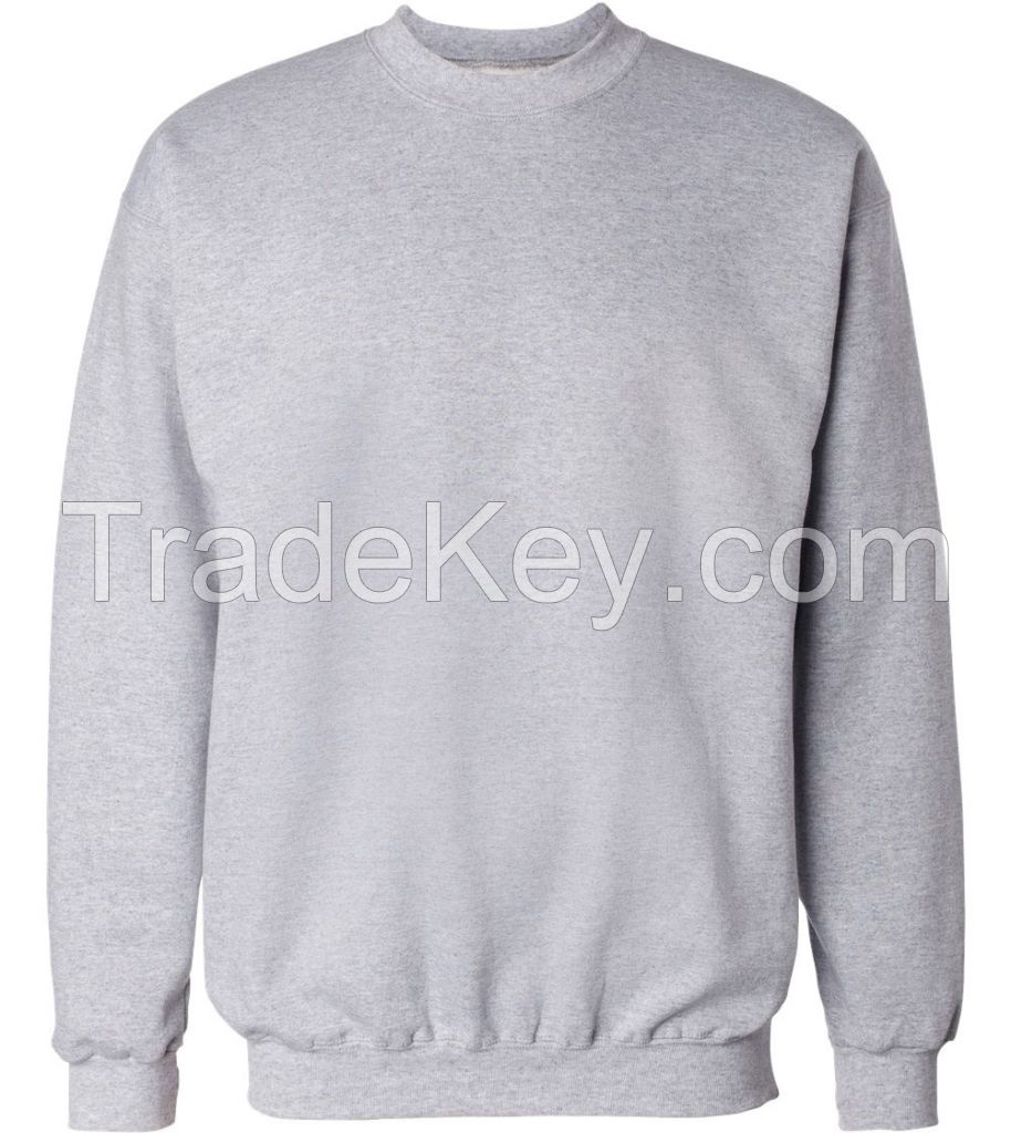 customise collar breathable warm crew neck sweatshirt o neck long sleeve pullover fleece french terry cotton velour