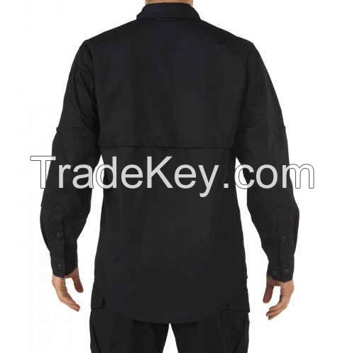 custom Tactical shirt oem embroidery printing short sleeve security Guard military shirt