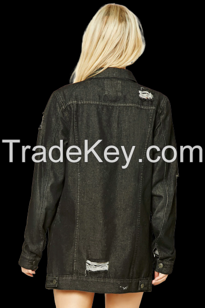 custom denim jeans jacket men women unisex youth button up oem odm cotton polyester embroidery patch jacket