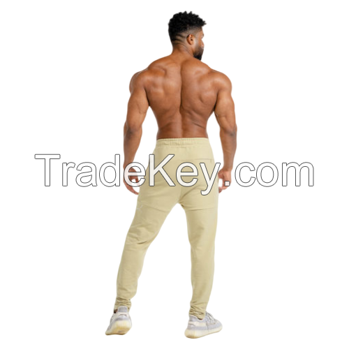 customize men gym yoga bodybuilding sweat pant training jogging track running trouser jogger skinny fleece french terry