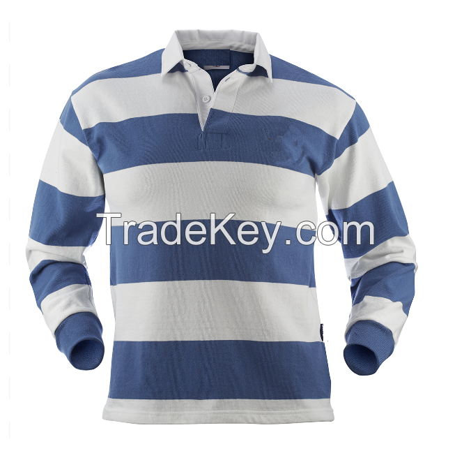 Custom Brand Rugby Jersey Twill Collar Shirt Long Short Sleeve Men Women Youth Girl Sublimation