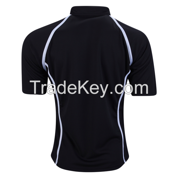 custom brand rugby jersey twill collar shirt long short sleeve men women youth girl sublimation