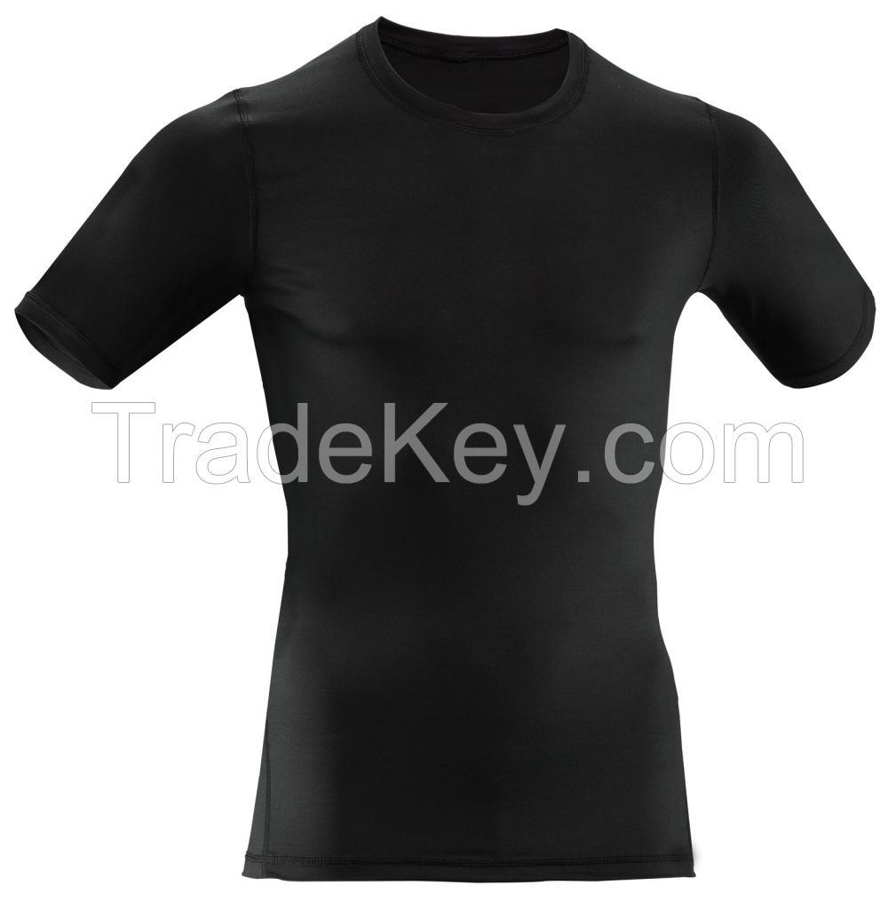 custom base layer MMA rash guard compression shirt turtle neck men women unisex boys long short sleeve base layer