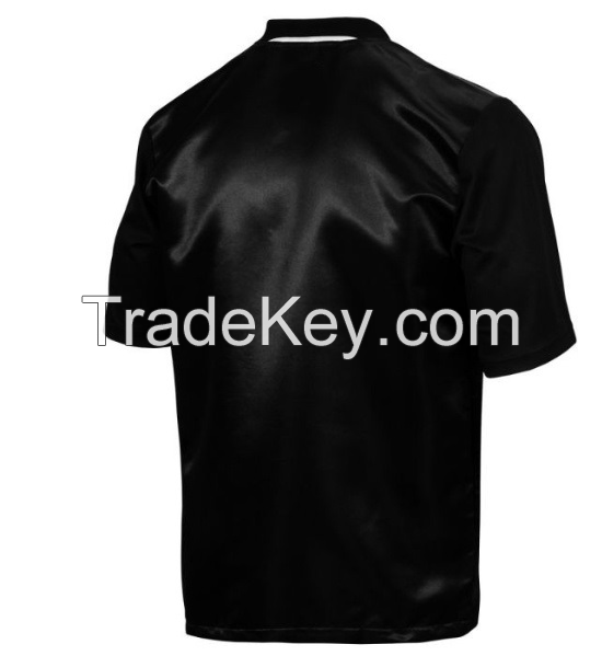 customize Fight MMA custom logo Pullover Corner Jacket silk satin