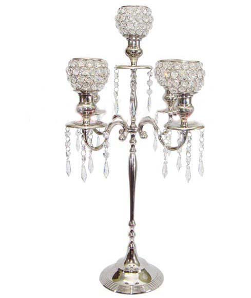 Candelabra with Crystal Ball