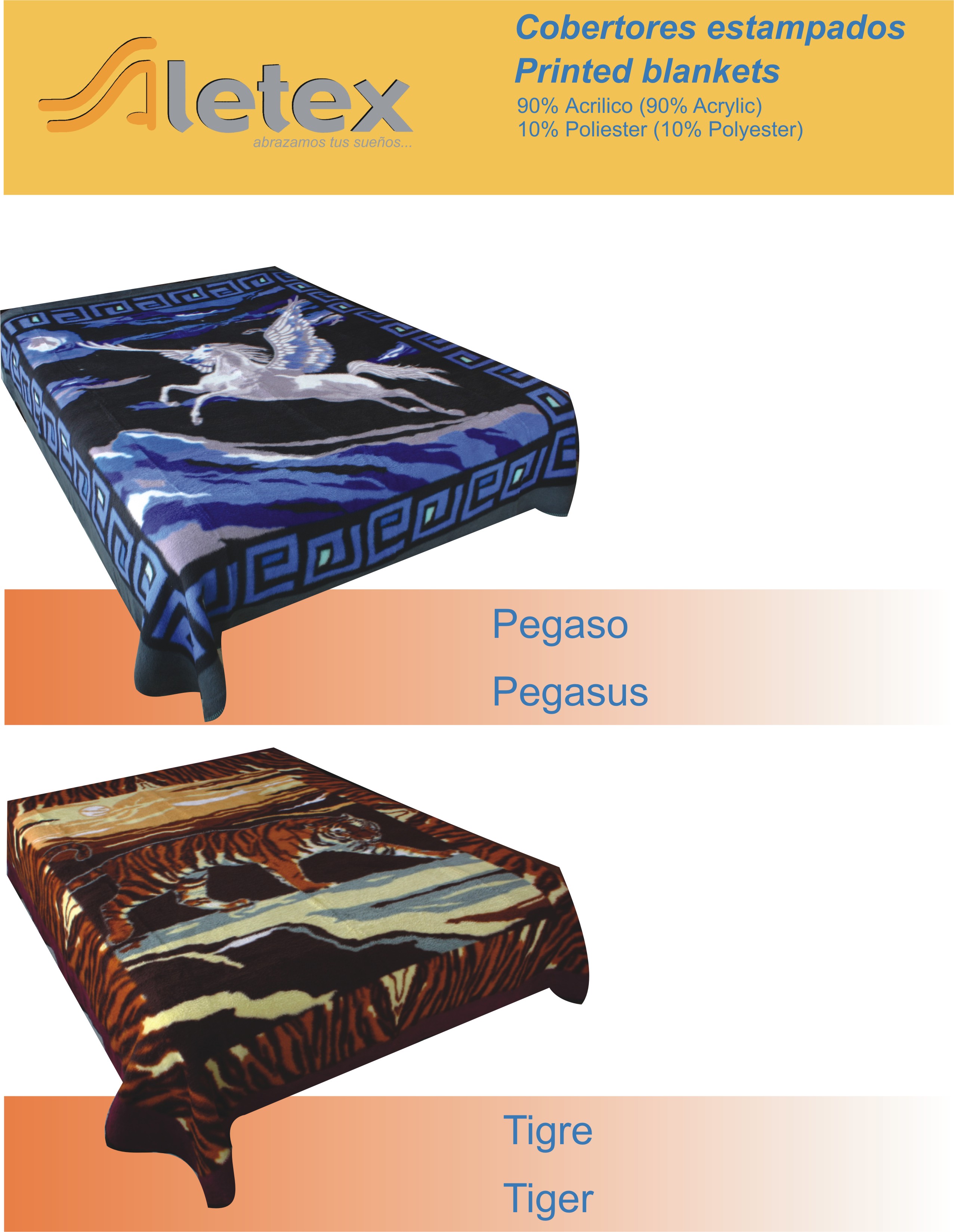 Queen Size Printed Blankets Wildlife