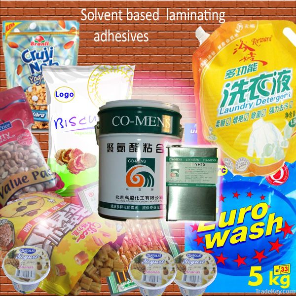 Solvent based laminating adhesive