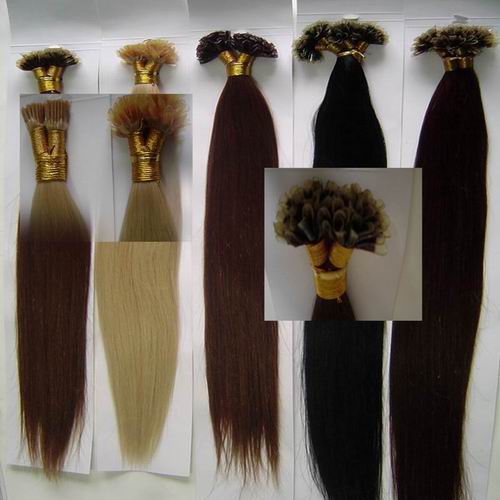 pre- bonded hair extension, u- tip hair extension