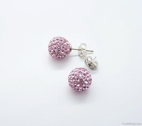 Shamballa earring