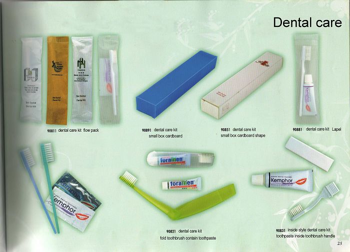 Hotel Amenities Toothpaste Toothbrush Kit