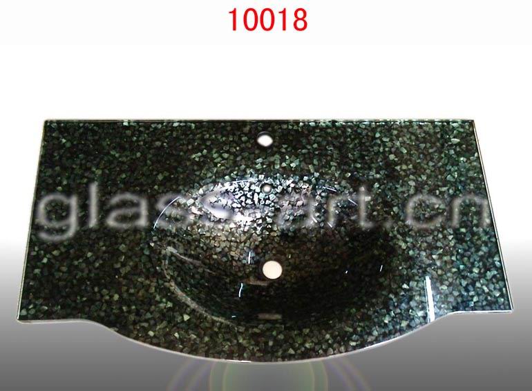 Black Shell Glass Sinks