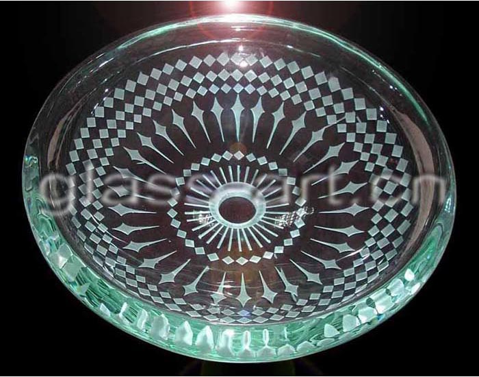 Carved Glass Sinks