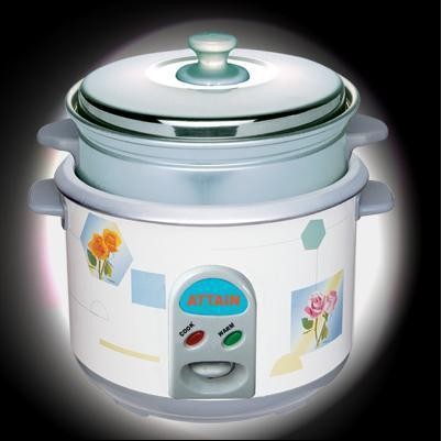 Flower stamp rice cooker(straight body)