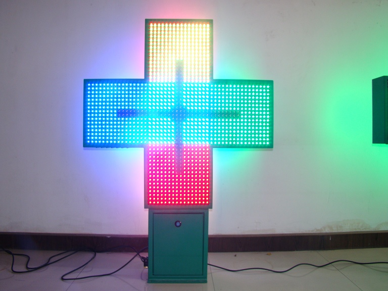 LED Cross Sign With CE - Full color