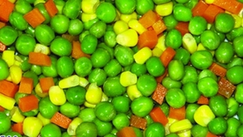 frozen organic mixed peas