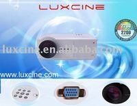Luxcine LED Projectors, audio, video, digital, multimedia, HDMI, VGA, ceiling