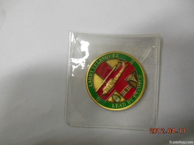 military metal badge