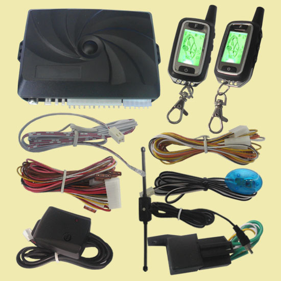 Two way car alarm system