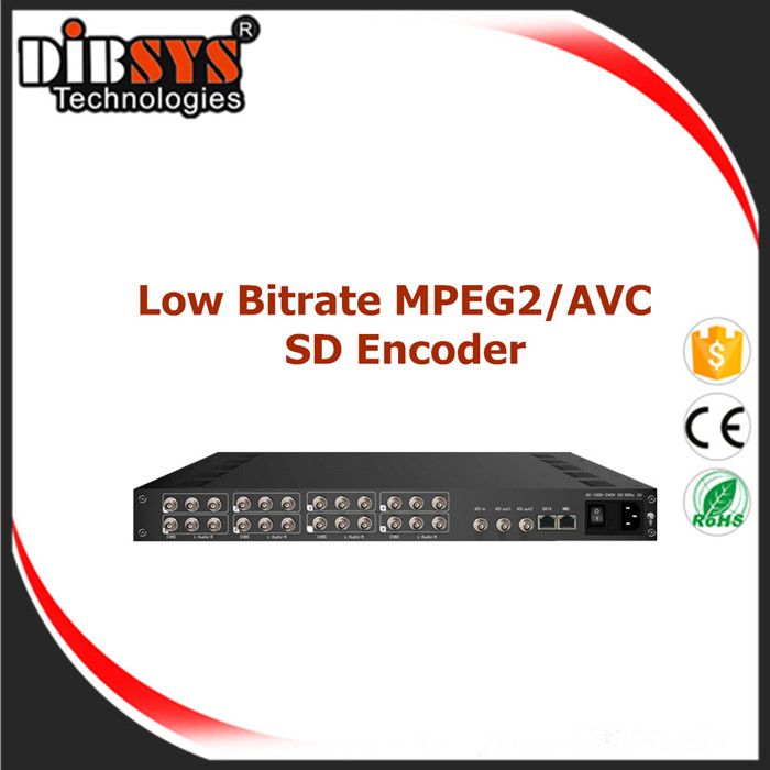 8 channels Low Bitrate MPEG-2/H.264 SD Encoder