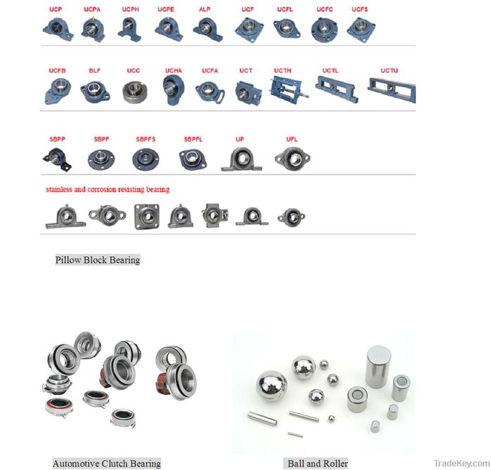 Pillow Block and Automotive Clutch Bearing