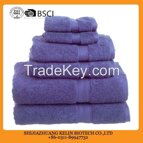 dobby border 100% cotton bath towel 