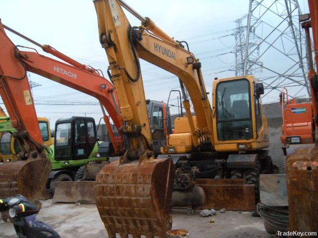 Used Hyundai R150W-7 crawler excavator
