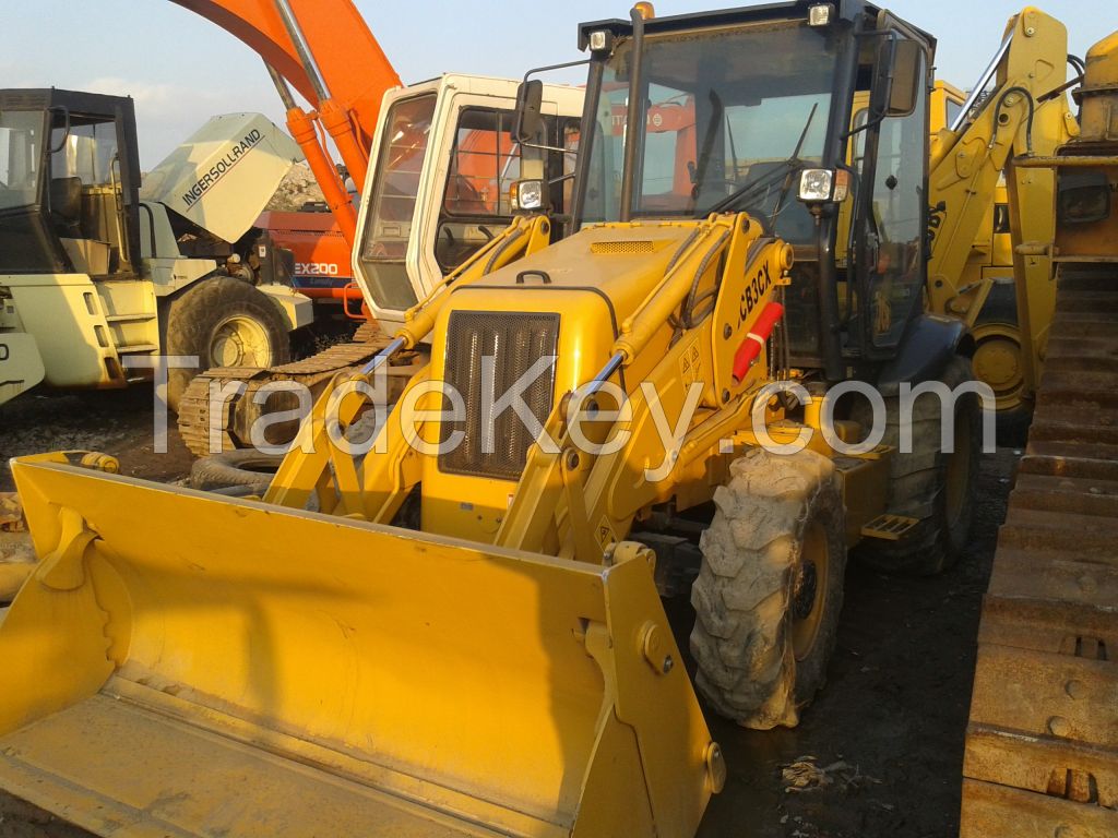 used JCB 3CX backhoe with bucket