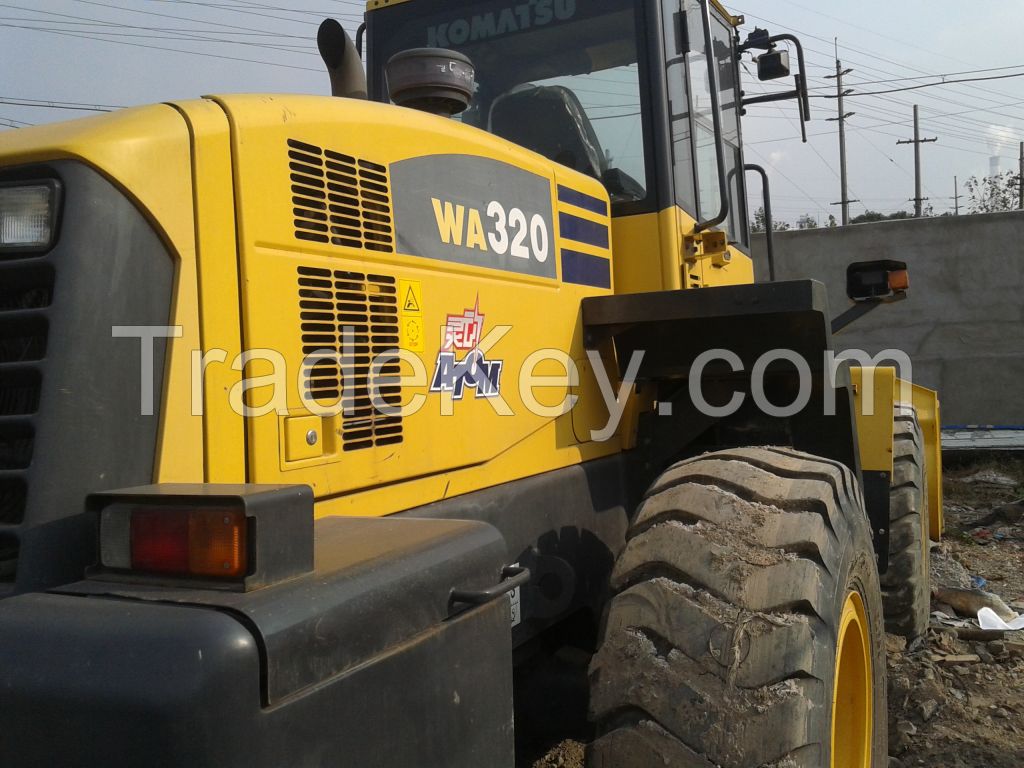 used komatsu WA320-5 wheel loader