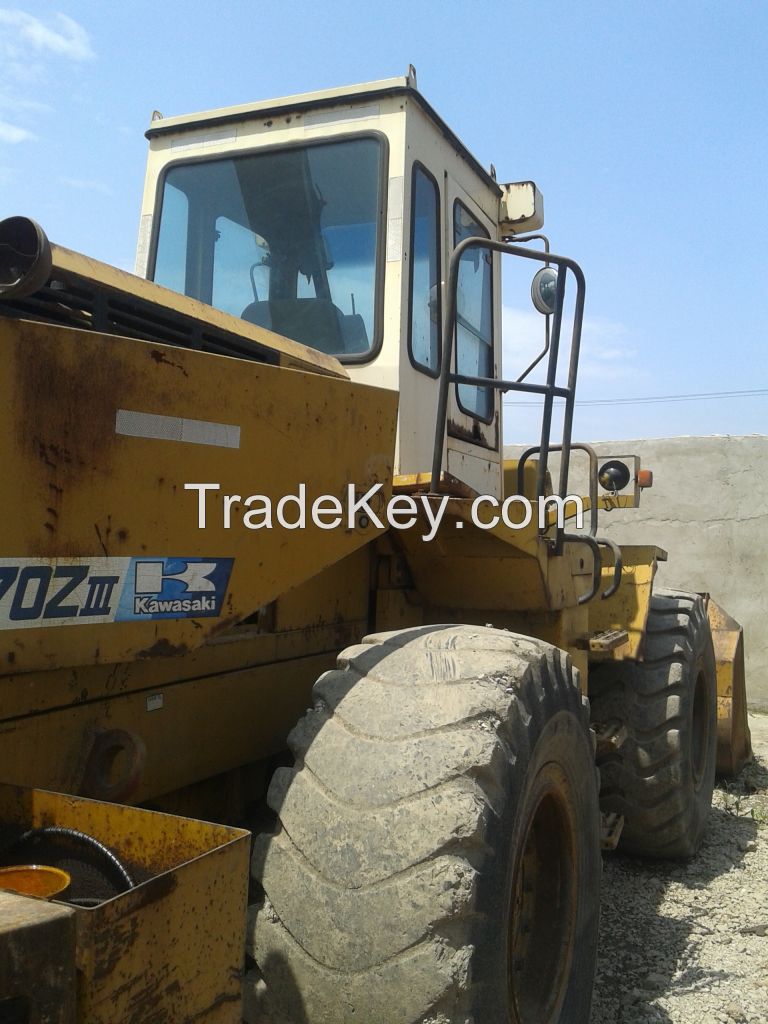 used kawasaki 70Z-3 wheel loader 