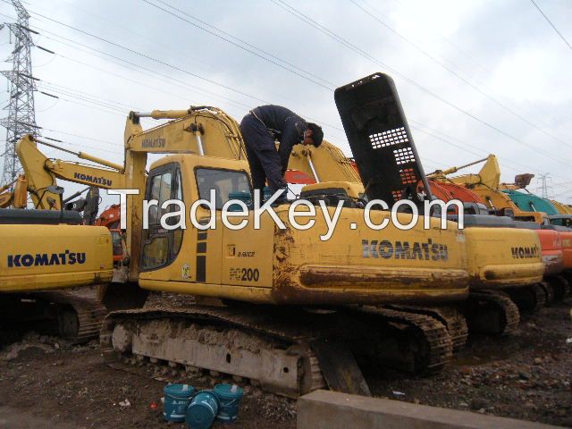 used komatsu PC200-6 excavator