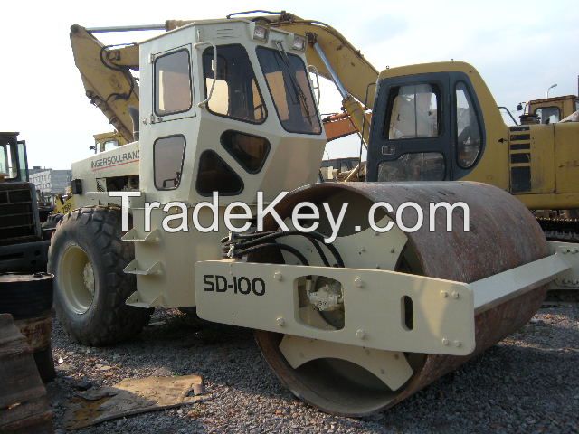 used ingersollrand SD100 road roller