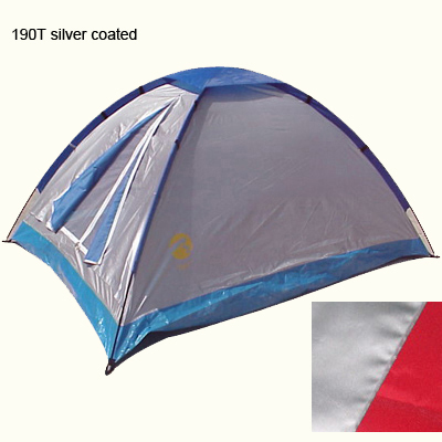 70D 190T polyester taffeta Silver Coated Oxford Fabric for bags, tents,