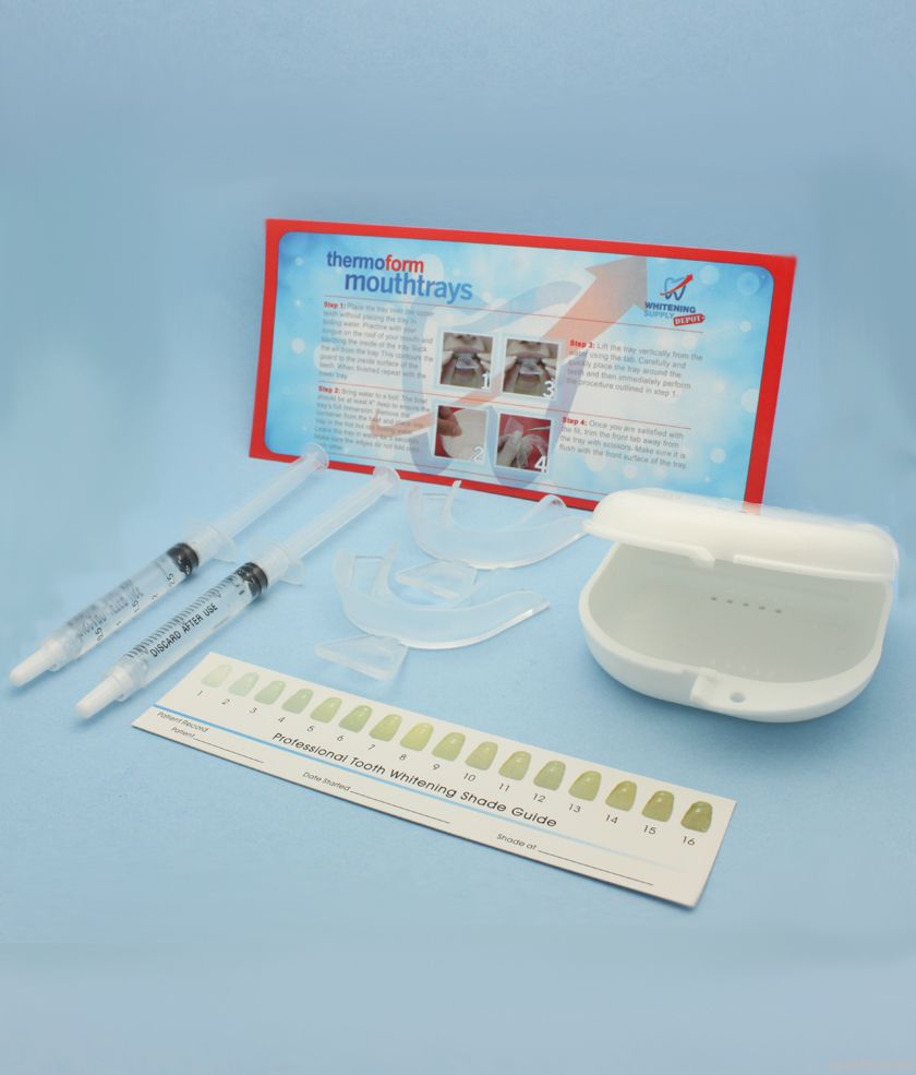 Custom Tooth Whitening Kit Bleaching Kit HP & CP or Peroxide Free