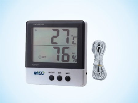 Wireless In/Outdoor Thermometer with Dual Alarm Clock
