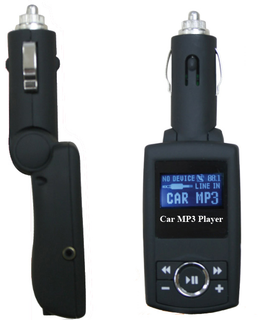 Car FM transmitter with Line-in function
