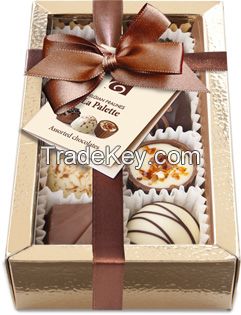 Emoti La Palette (assorted chocolates) gold boxes
