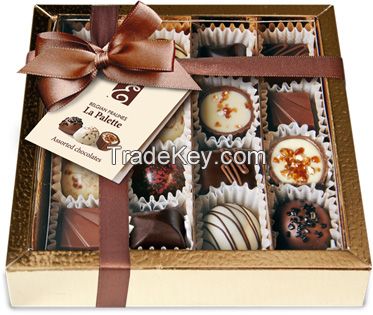 Emoti La Palette (assorted chocolates) gold boxes