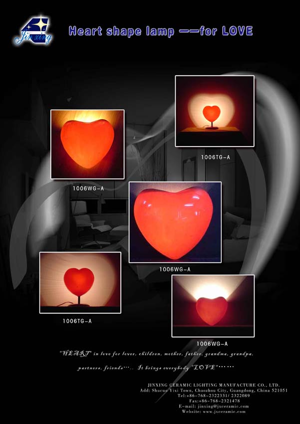 Heart Shape Lamps