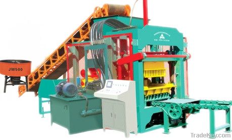 QT4-18 Hydraulic Hollow Paving Brick Making Machine