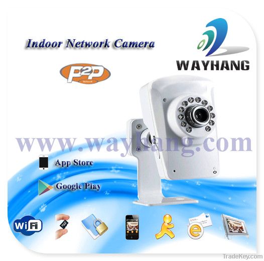 P2p Indoor Ip Network Camera