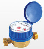 single jet water meter