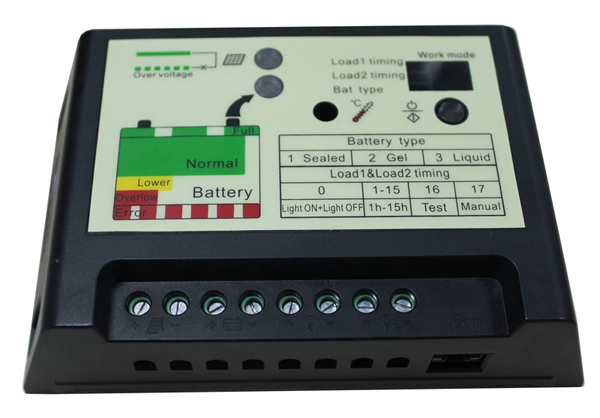 MPPT Solar Charge Controller (10A, 12V, 24V)
