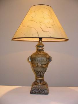 Resinous Table Lamp