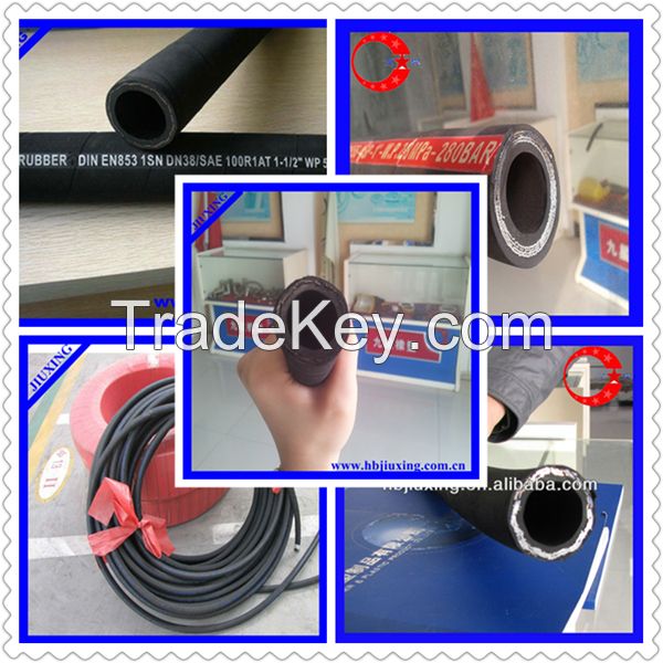 steel wire reinforced industiral high pressure rubber hose 