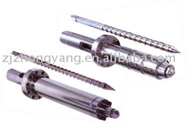 screw and barrel for injection molding machinery