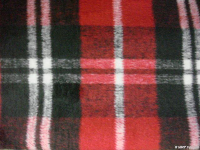 plaid cut velvet