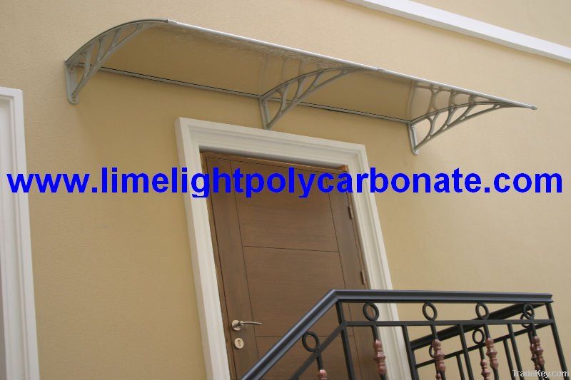 polycarbonate awning, DIY awning, door canopy, pc awning, canopy